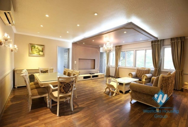 Spacious apartment with 03 bedrooms for rent in Ciputra Tay Ho, Hanoi.